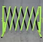 Accordion Portable Barricade (VERSA-GUARD) Fluorescent Green/Black