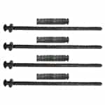 Parking Stop Hardware Kit, includes four pieces of 6" lag