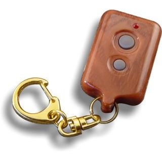 Small Rectangle - WoodGrain with 2 Round Buttons for Car Alarms, Immobilisers and Central Locking systems