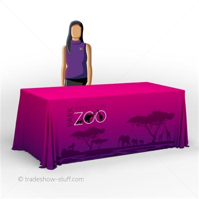 4-sided Trade Show Table Drape