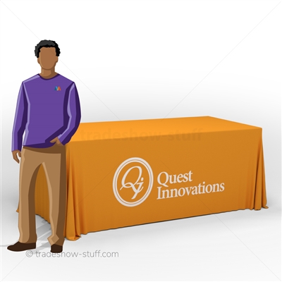 Wrinkle Free Trade Show TableCloth