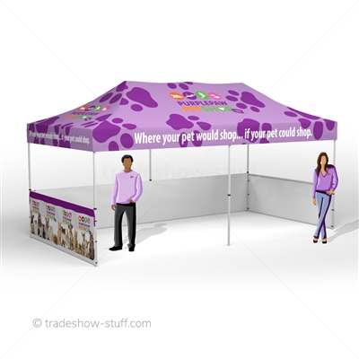 Vantage 10x20 Canopy with sidewalls, Tent Package