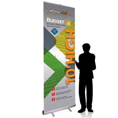 10ft Tall Retractable Banner Stand