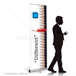 24in Budget Retractable Banner Stand