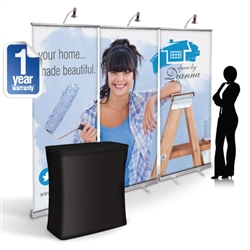 CampaignExtra 8ft Retractable Banner Wall Package