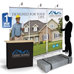 CampaignExtra 8ft Retractable Banner Wall Show Kit