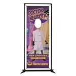 FrameWorx Single Face Cut Out Banner Display