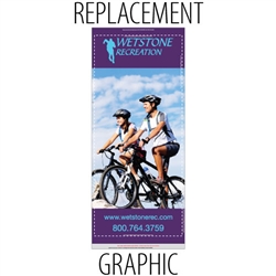 Replacement Sabre36" Retractable Banner