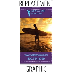Replacement Sabre48" Retractable Banner