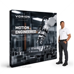 a!!ure 8ft Popup Display with Premium Tension Fabric Graphics