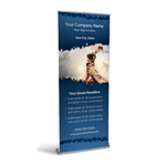 Retractable Banner Display w/ Professional Design - TmWk2