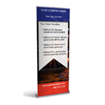 Retractable Banner Display w/ Professional Design - USA2