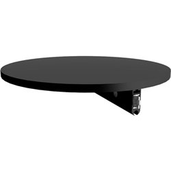 Round Side Shelf fo Blade Monitor Kiosk Display