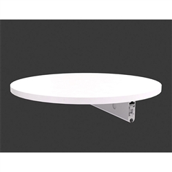 Round Side Shelf fo Blade Monitor Kiosk Display