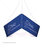Blimp Trade Show Ceiling Banner 10 Trio Tapered