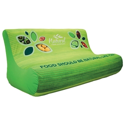 Custom Printed Inflatable Trade Show Loveseat