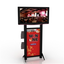 Hybrid Trade Show Monitor Kiosk Display