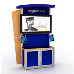 Hybrid Trade Show Monitor Kiosk Display