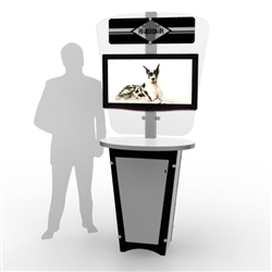 Hybrid Trade Show Monitor Kiosk Display