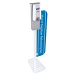 MOD-9001G Hand Sanitizing Stand with 9" x 40" Side Graphic