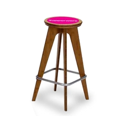 OTM Bamboo Portable Trade Show Stool