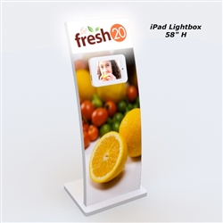 73 in LED Lightbox iPad Kiosk Display