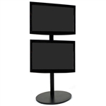 Portable Dual Flat Panel Monitor Stand