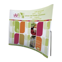 10ft ContourFit Curve Tension Fabric Display