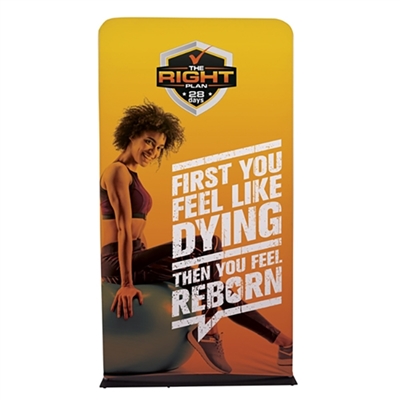 4 ft EuroFit Fabric Banner Stand