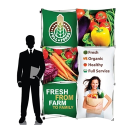 5ft Geometrix Fabric Pop Up Display