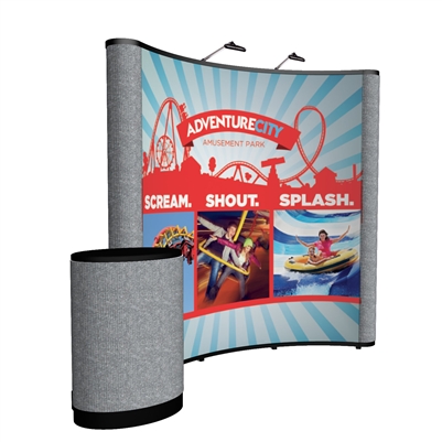 Campaign II 8ft Curved Pop Up Display