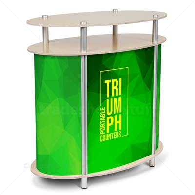Triumph Ellipse Portable Trade Show Counter