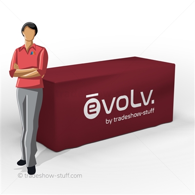 evoLv. Wrinkle-release Custom Printed Fitted Throw (Fitted)