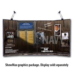 Detachable ShowMax Tabletop Graphics