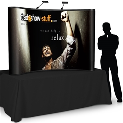 Campaign 8ft Table Top PopUp Display