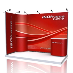 ISO Frame Wave Trade Show Display 13.25' Kit