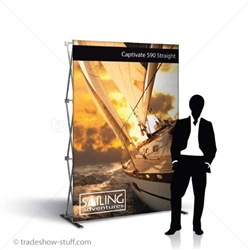 Captivate 5ft Trade Show PopUp Display