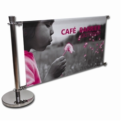 Outdoor Cafe Barrier Banner Extension