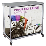 Portable Popup Bar Large Cart