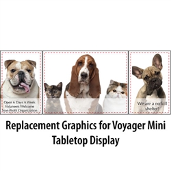 Voyager Mini Table Top Graphics