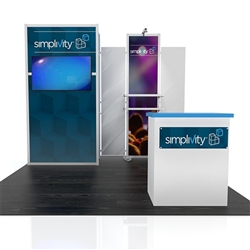 Visionary Hybrid Rental Modular Display 10' x 10'