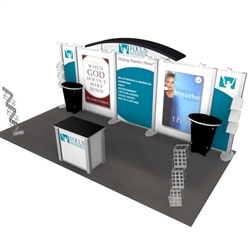 Focus on the Family Hybrid Trade Show Rental Display
