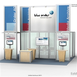 Blue Order Hybrid Trade Show Rental Display