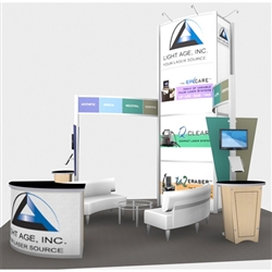 Light Age Hybrid Trade Show Rental Display