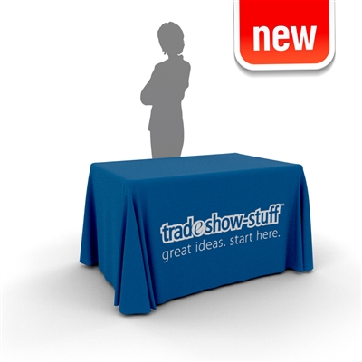 4ft, 4-sided Trade Show Display Table Covers