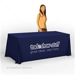 Table Drape with logo