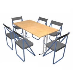 Pack Stuff Conference Kit 8 Portable Table & Chairs