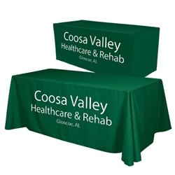 Convertible Trade Show Table Cover: Classic Imprint with Typesetting