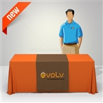 Table Runner with Logo; 30" wide, full-color dye-sublimation printed