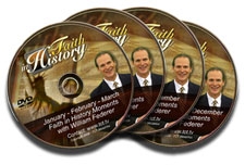 Faith in History Moments DVD 4pk(Jan-Dec) - William Federer (DVD)